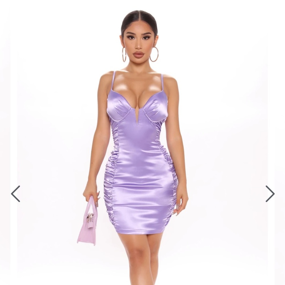 Fashion Nova Satin Mini Dress
